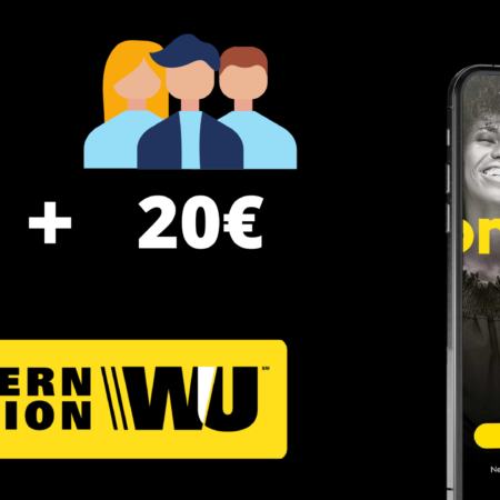 WESTERN UNION PLUS: 10€ per Te + 20€ per Ogni Amico