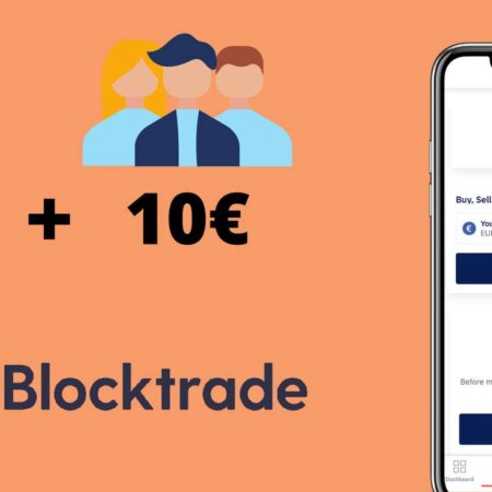 BLOCKTRADE: 10€ per Te + 10€ per Ogni Amico